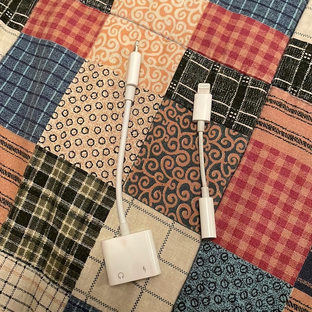 iPhone adapter and headphone jack ( will sell together or separate)